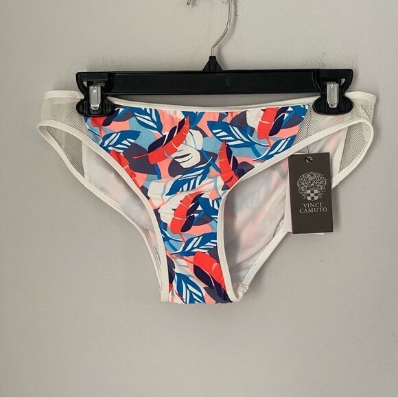 Vince Camuto Women's Standard Bikini Bottom Swimsuit with Mesh Detail size M - Picture 1 of 3